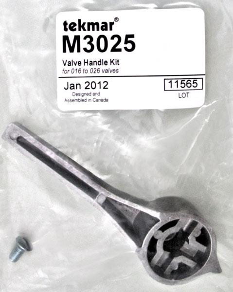 Tekmar M3025 Valve Handle & Retaining Screw