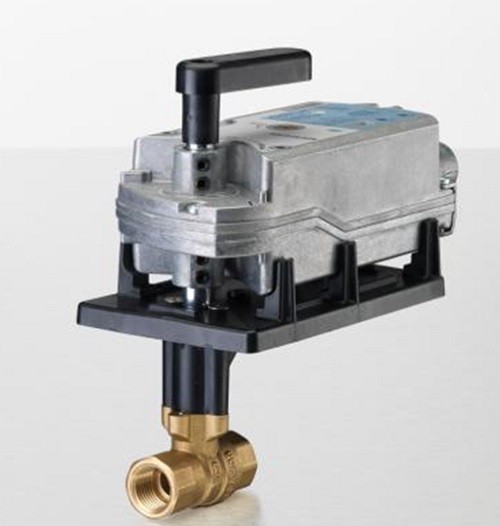 Siemens Building Technology 172G-10312 Two-Way Ball Valve Assembly 1" 10Cv 200 PSI Valve Body Normally Closed with Spring Return Actuator