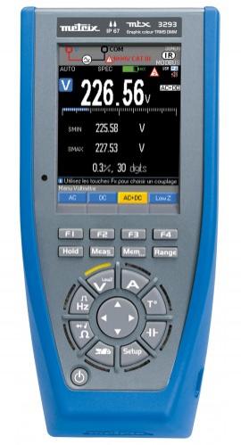 AEMC 2154.06 3293-BT TRMS Digital Datalogging Multimeter, 100000 Counts, Bluetooth