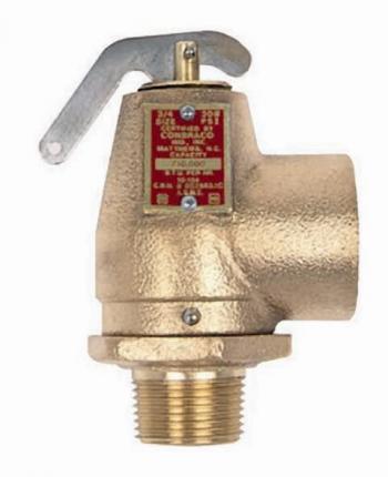 Conbraco 10-104-72 Hot Water Safety Relief Valve 3/4" x 1" 40psi 870000Btu