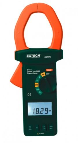 Extech 382075-NIST True RMS 3-Phase Clamp-on Power Analyzer with NIST Traceable Certificate, 2000A AC/DC