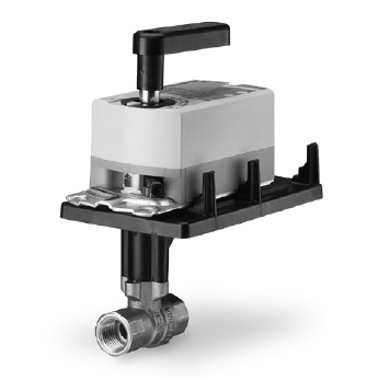 Siemens Building Technology 173C-10317 Two-Way Ball Valve Assembly 1-1/4" 16Cv 200 PSI Valve Body Normally Open with Non-Spring Return Actuator